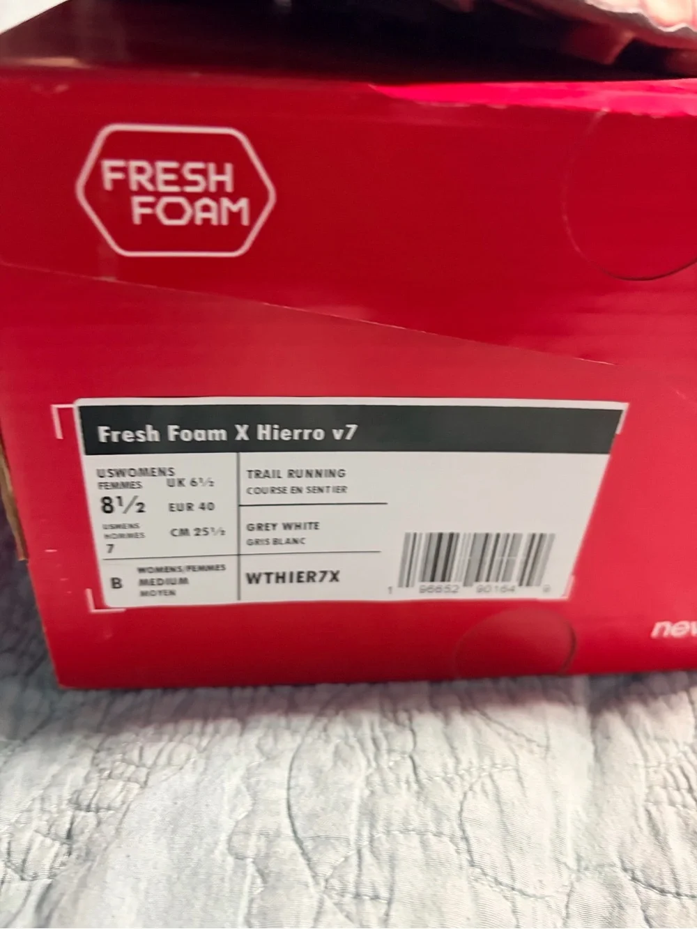 New Balance Black and White Athletic Shoes - Picture 2 of 3